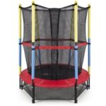Mini Trampoline With Safety Net 55